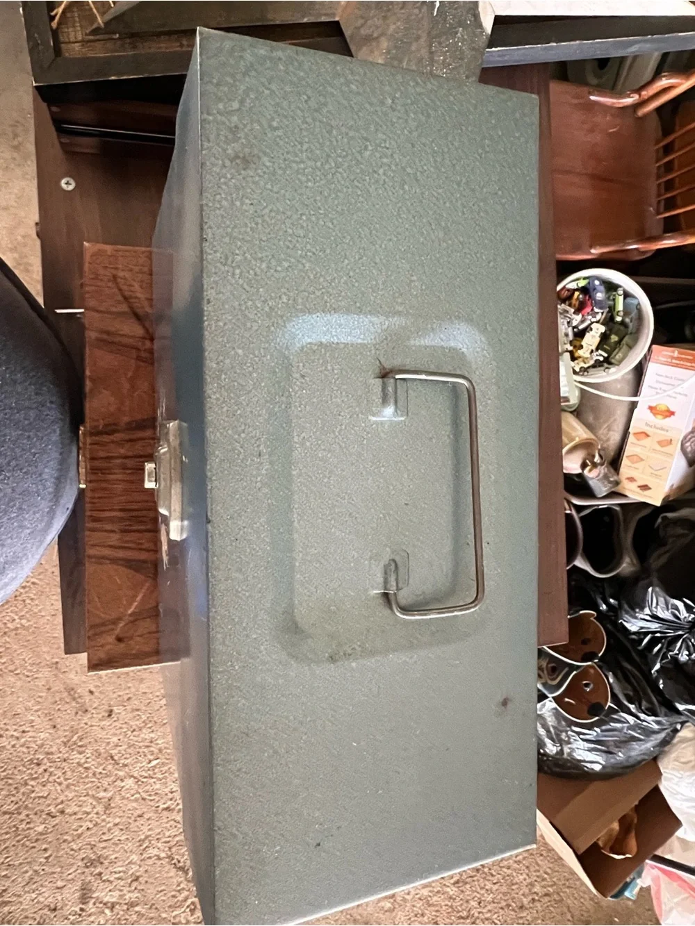 Set of 2 Vintage 70s Porta File Storage Boxes